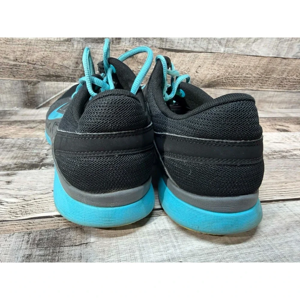 Womens Nike Flex Supreme Trainer 2 Black Gamma Blue 2014 DS Sneakers Shoes Sz 10